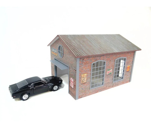 Backsteinhaus garage maßstab - garage,