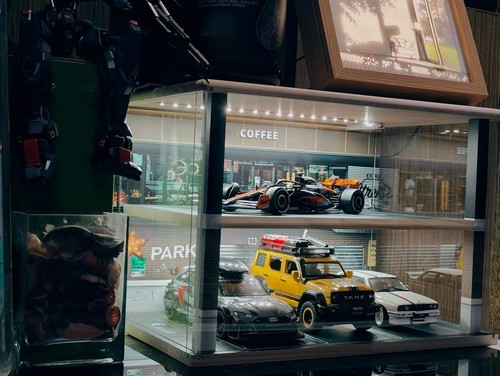 Diorama auto parkplatz - auto,