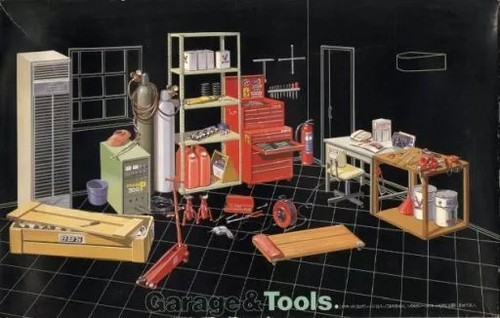 Anime garage werkzeug - 1/24,