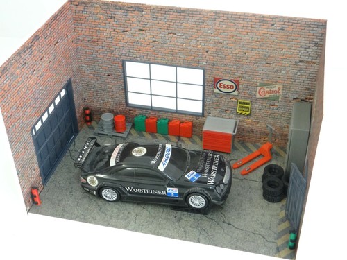 Brick auto service garage - auto,