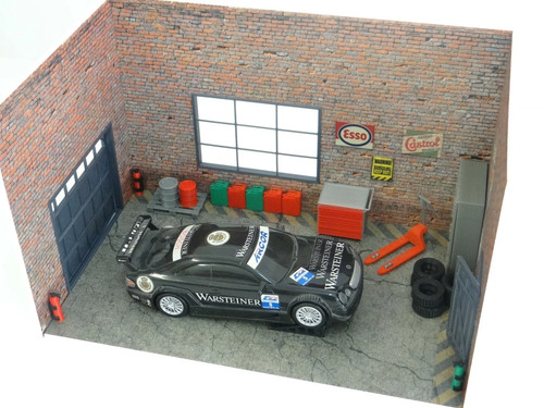 Modellauto display diorama - display,