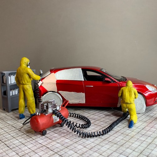 Garage diorama set für - 1/24,