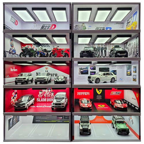 Diorama auto garage - 1:18/24, auto-garage